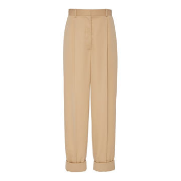 Marta Cuffed Wool Tapered Pants