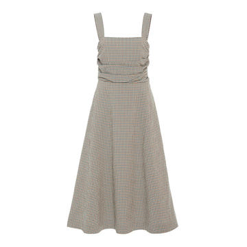 Positano Gingham Maxi Dress