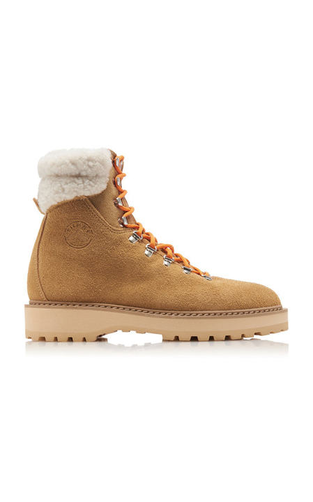 Moda Exclusive Monfumo Shearling Hiking Boots展示图