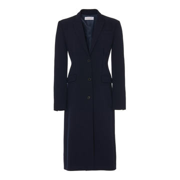 Wool Crepe Broadcloth Coat