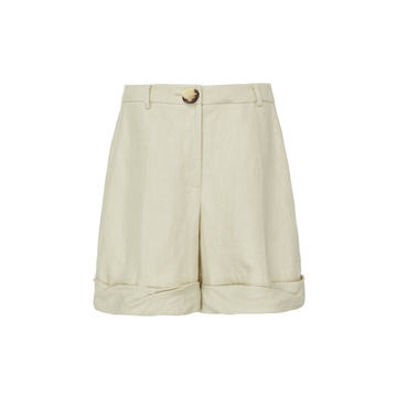 Oscar Cuffed Linen Shorts