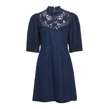 Olivia Denim Soutach Mini Dress