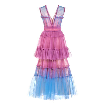 Degrad�� Tulle Gown