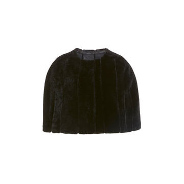 Shearling Capelet