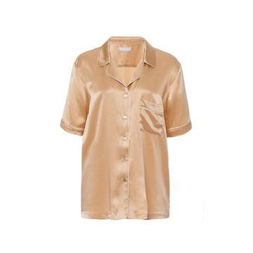 Rowan Button-Down Silk Shirt