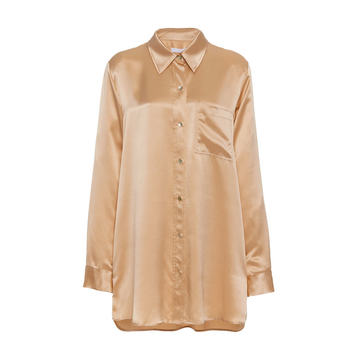 Quinn Button-Down Silk Shirt