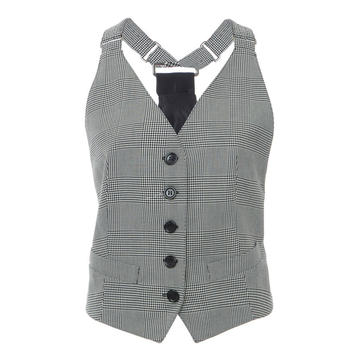 Arley Prince Of Wales Checked Cotton Vest