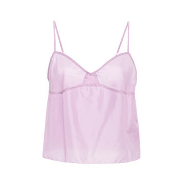 Seamed Crepe-De-Chine Camisole