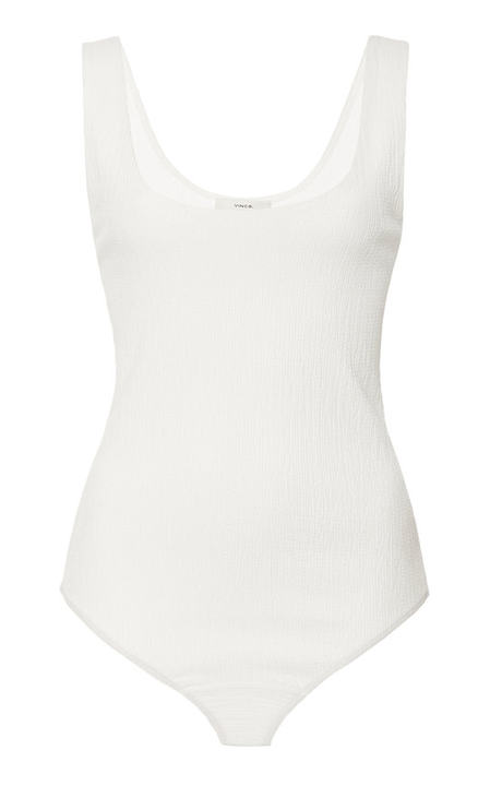 Textured Scoop-Neck Bodysuit展示图