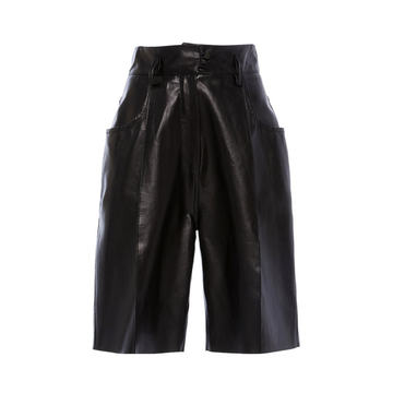 Howie High-Rise Leather Shorts