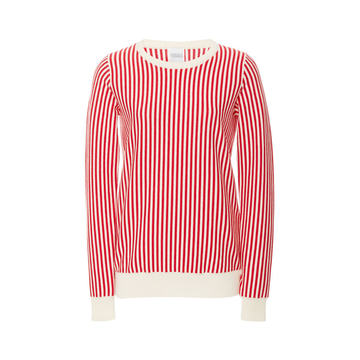 Blenheim Striped Silk-Cashmere Top