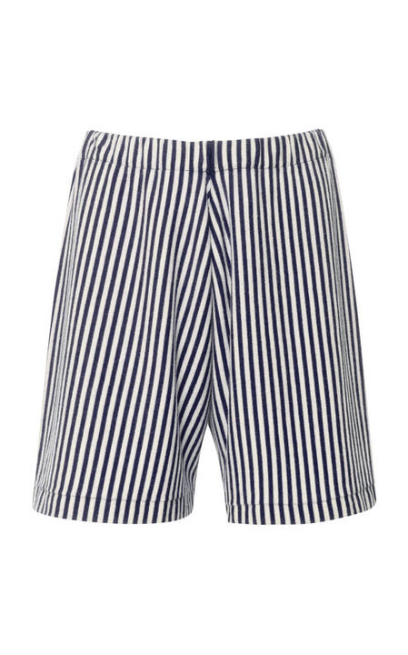 Ariane Striped Silk-Cashmere Shorts展示图