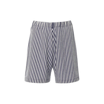 Ariane Striped Silk-Cashmere Shorts