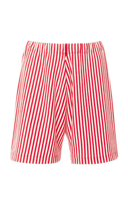 Ariane Striped Silk-Cashmere Shorts展示图