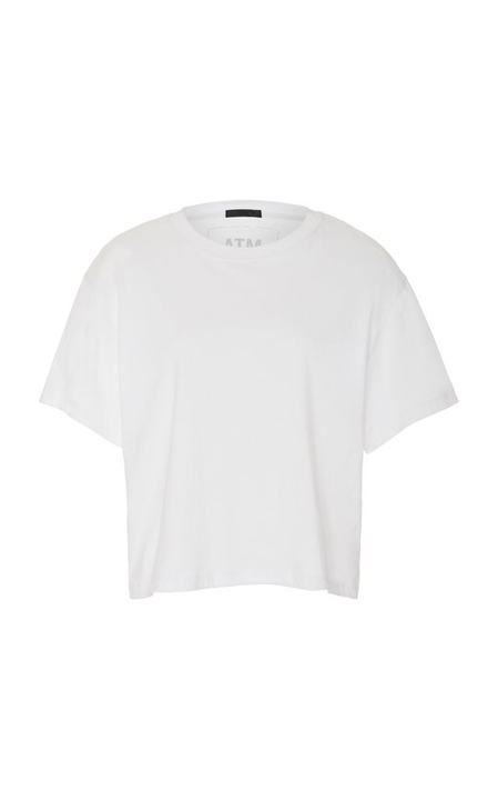 Classic Boy-Cut Cotton-Jersey T-Shirt展示图