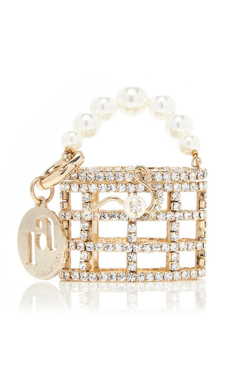 Baby Holli Caged Pearl Top Handle Bag展示图