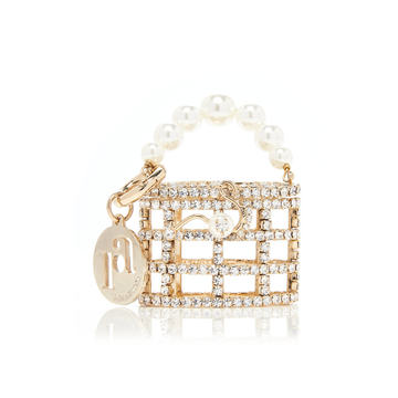 Baby Holli Caged Pearl Top Handle Bag