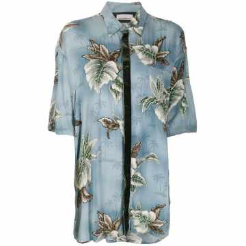 Hawaii印花短袖衬衫