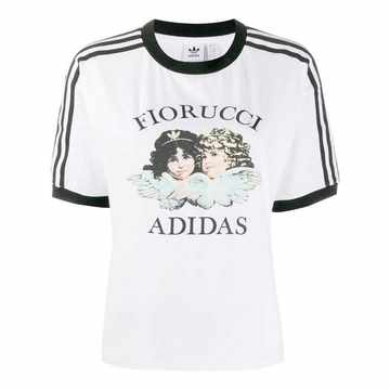 Fiorucci x Adidas All Over Angels条纹T恤