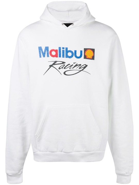 Malibu Racing印花连帽衫展示图