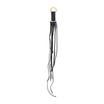 tie fringe bag charm