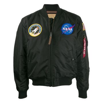 NASA缎面飞行员夹克