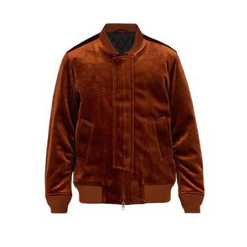 Calvin velvet bomber jacket