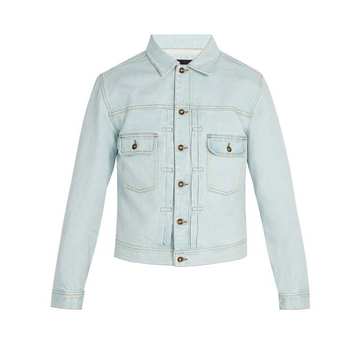 Ray bleached denim jacket