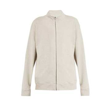 Sam zip-through cotton sweatshirt