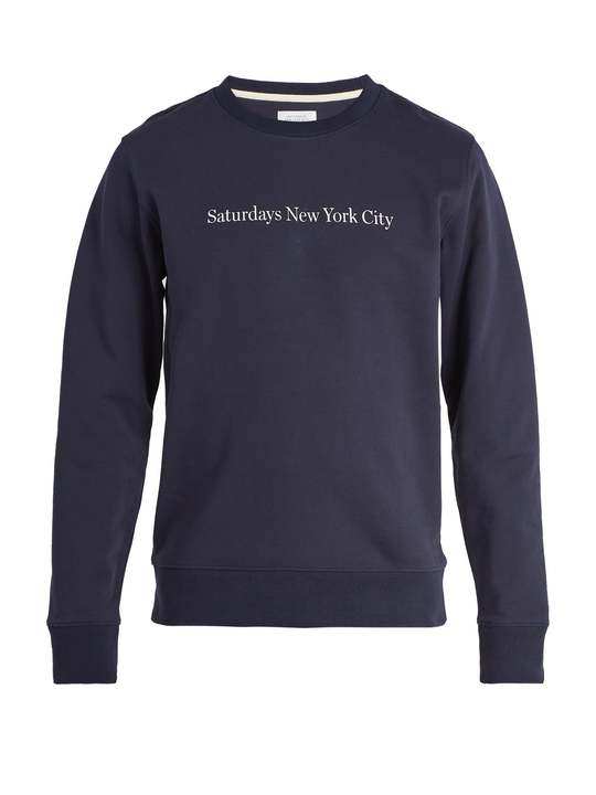 Bowery Saturdays NYC cotton sweatshirt展示图