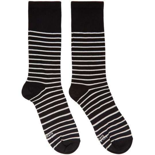 Black & Ivory Lightweight Socks展示图