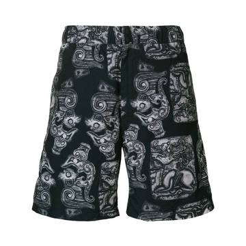 printed swim shorts