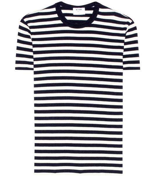 Striped Ringer棉质T恤展示图
