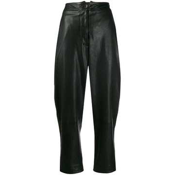 BLACK LEATHER PANTS,