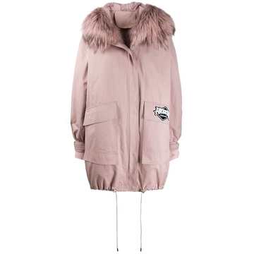 oversized hooded parka coat