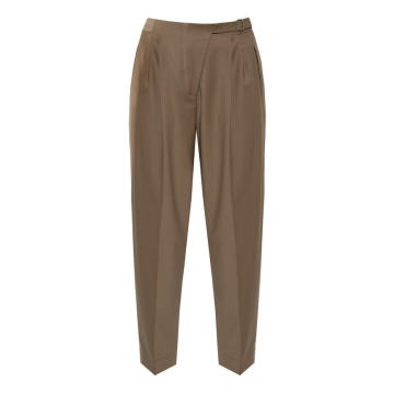 Business Lady Pleated Crepe Pants
