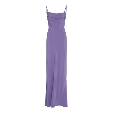 Champ De Lavende Silk-Blend Slip Dress