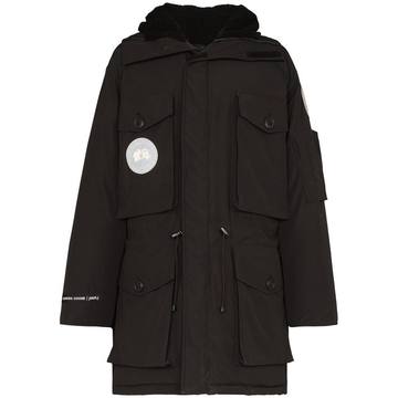 X Juun.J Expedition hooded parka coat