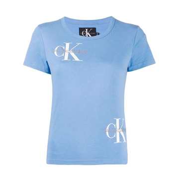 CALVIN KLEIN JEANS J20J212269 403 SILVER LAKE BLUE Natural (Vegetable)->Cotton