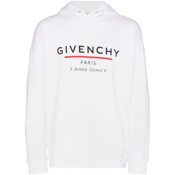 logo-print hoodie