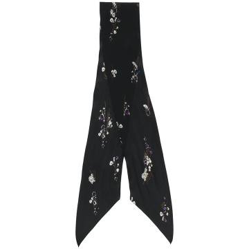 花卉刺绣围巾