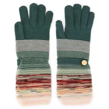 Knit Gloves with Button
