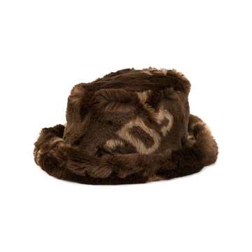 faux-fur hat