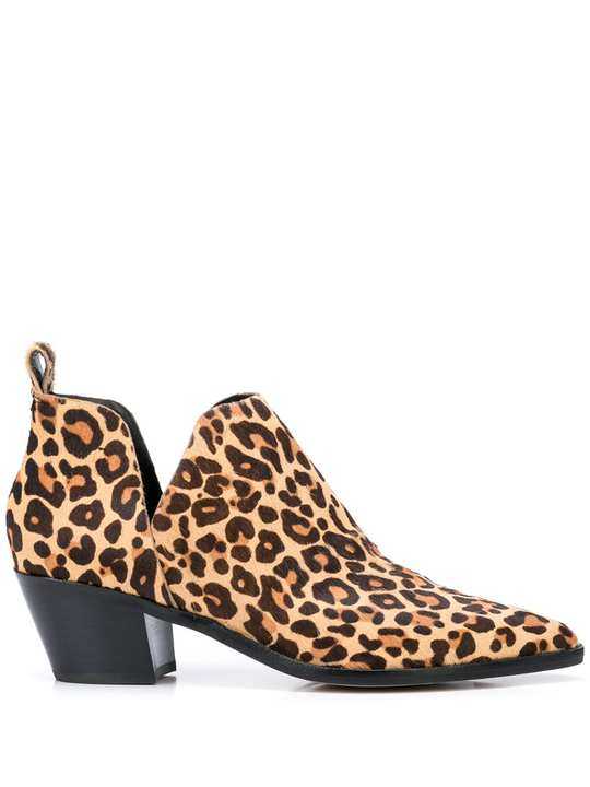 Sonni leopard-print ankle boots展示图