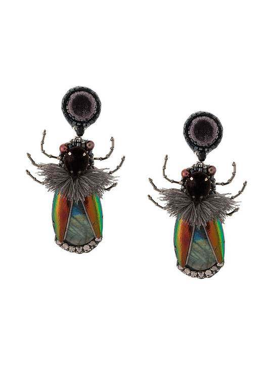insect embellished earrings展示图