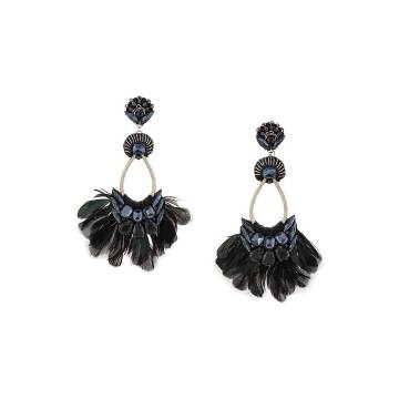 embellished drop earrings