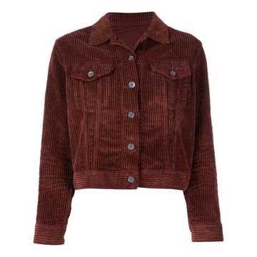 cropped corduroy jacket