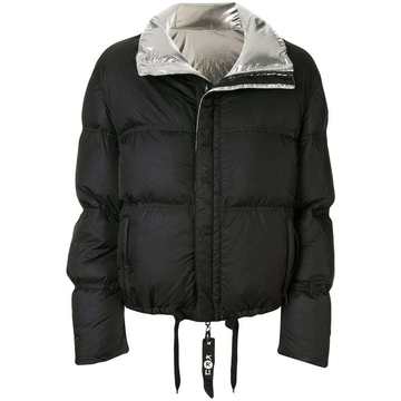 reversible down puffer jacket