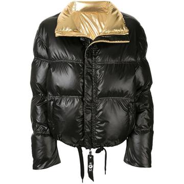 reversible down puffer jacket