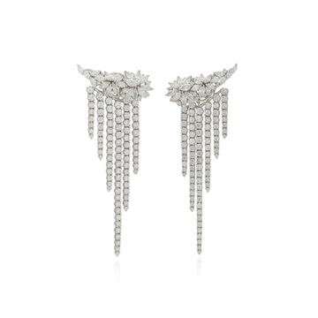 18K White Gold Y-Not Earrings